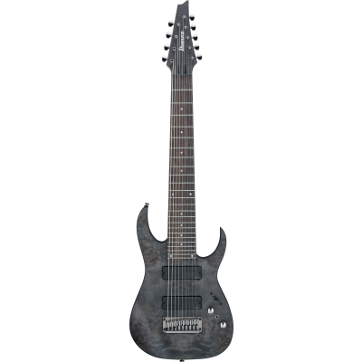 Ibanez RG9PB Transparent Gray Flat - elektrische gitaar