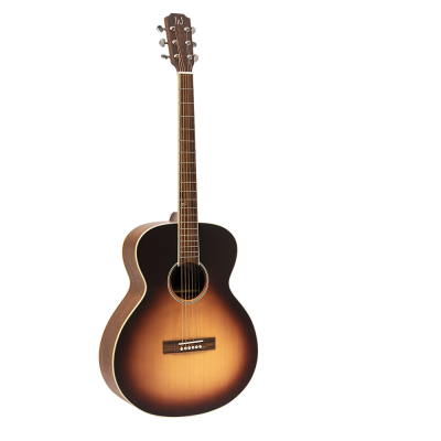 J.N. Guitars EZRA Series akoestische bariton gitaar met massief cederhouten bovenblad