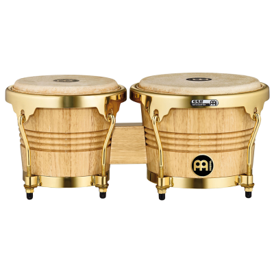 Meinl WB200NT-G 6 3//4" & 8" bongo, natural , gold tone hardware