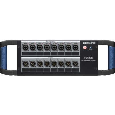 PreSonus NSB 8.8 Networked Stage Box, Black, 230-240V EU