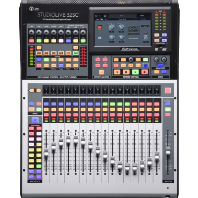 PreSonus StudioLive Series III 32SC Digital Console Mixer, Gray, 230-240V EU