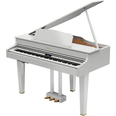 Roland GP607-PW Polished White Digital Grand Piano