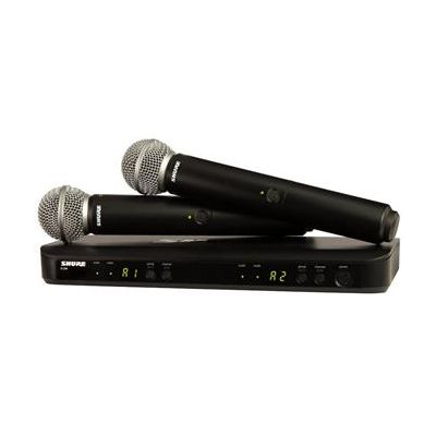 Shure BLX288E/SM58 Dual Channel Handheld Wireless System (Dual Analog System)