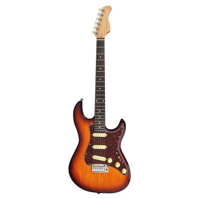 Sire Guitars S3 SSS/TS elektrische gitaar S-style tobacco sunburst
