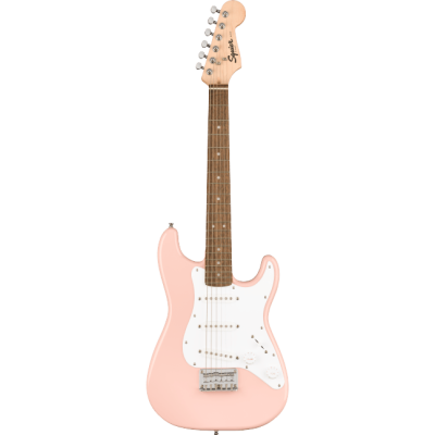 Squier Mini Stratocaster®, Laurel Fingerboard, Shell Pink
