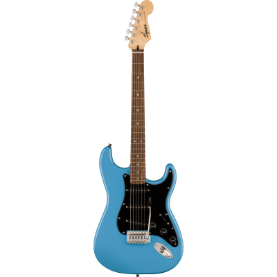 Squier Squier Sonic® Stratocaster®, Laurel Fingerboard, Black Pickguard, California Blue