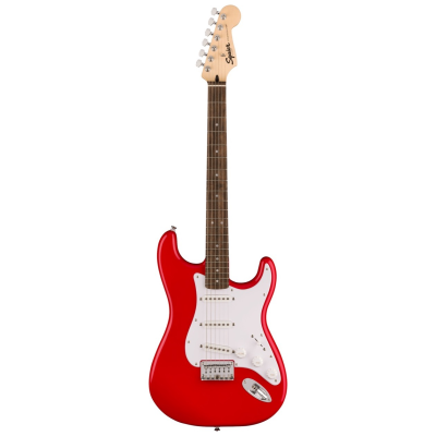 Squier Squier Sonic® Stratocaster® HT, Laurel Fingerboard, White Pickguard, Torino Red
