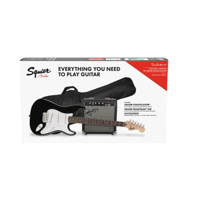 Squier Stratocaster Pack LF Black
