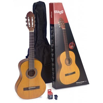 Stagg C430 M pakket 3/4 klassieke gitaar naturel - pack