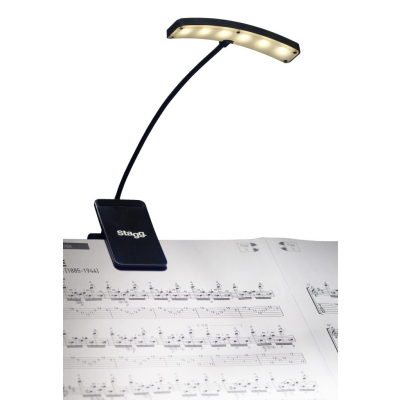 Stagg MUS-LED 6 Universele LED-lamp, vrijstaand en als clip-onlamp te gebruiken