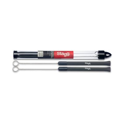 Stagg SBRU20-RM Telescopische brushes met rubber grip
