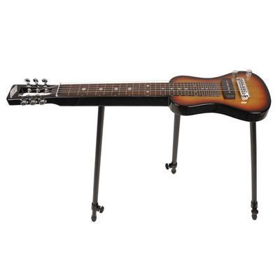 SX LG2ASH3TS Lap Steel Guitar, met bag en tripod, sunburst