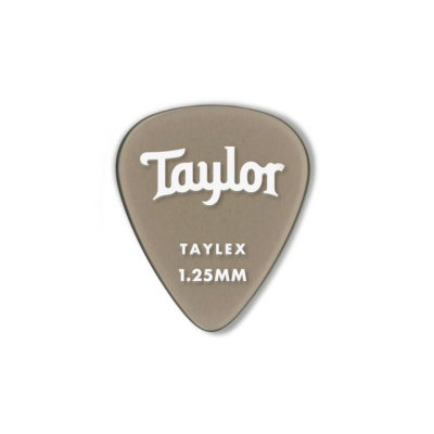 Taylor Picks,Taylex,351-1.25mm Smoke Grey,6-pc