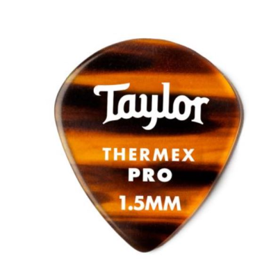 Taylor Premium 651 Thermex Pro Guitar Picks, Tortoise Shell - 1.50mm, 6-Pack