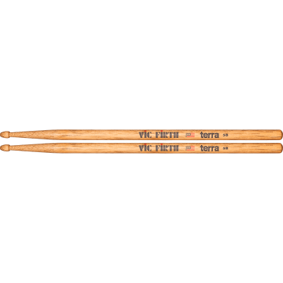 Vic Firth 5BT Terra drumsticks, wooden tip