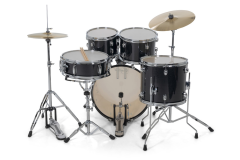 Gretsch Drumset Renegade Black Mist 10" x 7" TT, 12" x 8" TT, 14" x 12" FT, 20" x 14" BD, 14" x 5" SD
