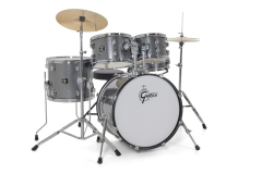 Gretsch Drumset Renegade Grey Sparkle 10" x 7" TT, 12" x 8" TT, 14" x 12" FT, 20" x 14" BD, 14" x 5" SD