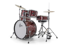 Gretsch Drumset Renegade Ruby Sparkle 10" x 7" TT, 12" x 8" TT, 14" x 12" FT, 20" x 14" BD, 14" x 5" SD