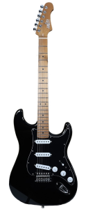 Jet Guitars JS 300 Black White Limited