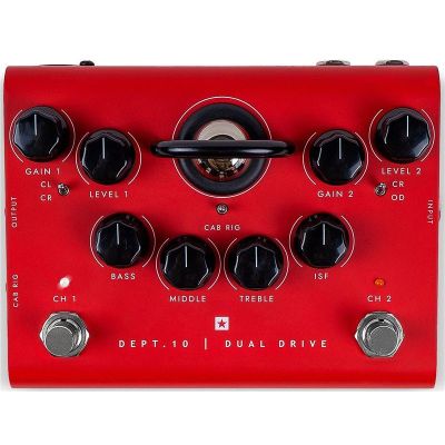 Blackstar DEPT.10 Dual Drive 2ch Valve Overdrive/Preamp FX Pedaal w.USB&DI out