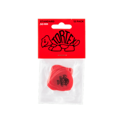 Dunlop 418P50 Tortex 0.50mm Sachet of 12