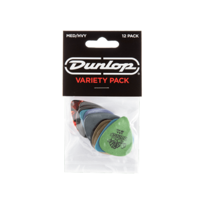 Dunlop PVP102 Variety Pack Medium/Heavy, 12 pcs