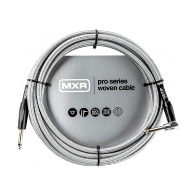 MXR DCIW12R Right angle braided jack cable 3.6m