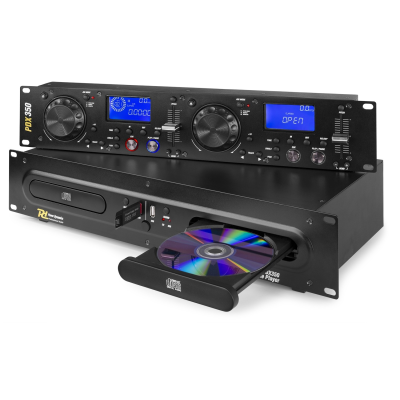 Power Dynamics PDX350 DUBBELE CD/MP3/USB-SPELER