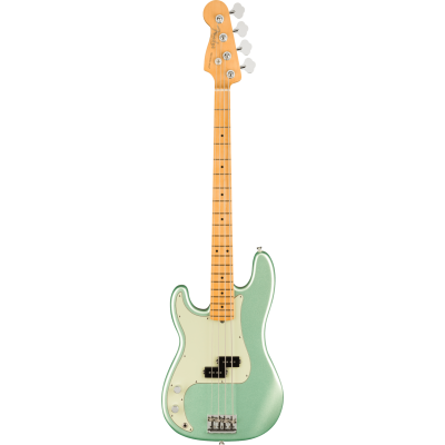 Fender American Professional II Precision Bass® Left-Hand, Maple Fingerboard, Mystic Surf Green
