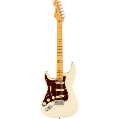 Fender American Professional II Stratocaster® Left-Hand, Maple Fingerboard, Olympic White