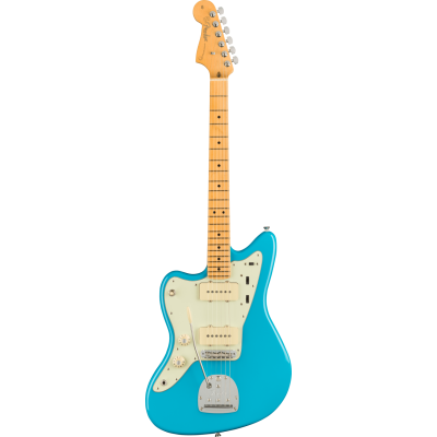 Fender American Professional II Jazzmaster® Left-Hand, Maple Fingerboard, Miami Blue