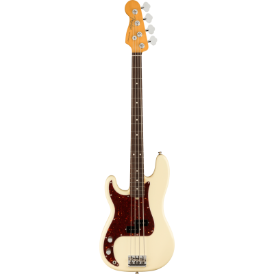 Fender American Professional II Precision Bass® Left-Hand, Rosewood Fingerboard, Olympic White