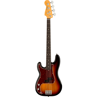 Fender American Professional II Precision Bass® Left-Hand, Rosewood Fingerboard, 3-Color Sunburst