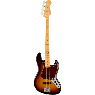 Fender American Professional II Jazz Bass®, Maple Fingerboard, 3-Color Sunburst