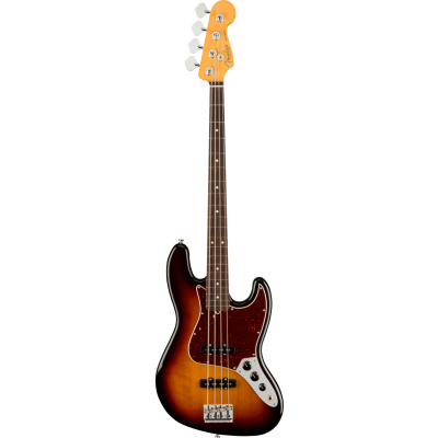 Fender American Professional II Jazz Bass®, Rosewood Fingerboard, 3-Color Sunburst
