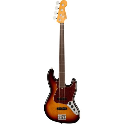Fender American Professional II Jazz Bass® Fretless, Rosewood Fingerboard, 3-Color Sunburst