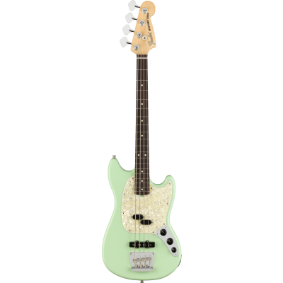 Fender American Performer Mustang Bass®, Rosewood Fingerboard, Satin Surf Green