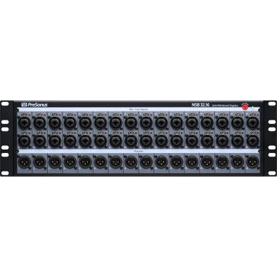 PreSonus NSB 32.16 Networked Stage Box, Black, 220-240V EU