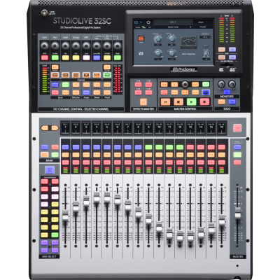 PreSonus StudioLive® Series III 32SC Digital Console Mixer, Gray, 230-240V EU
