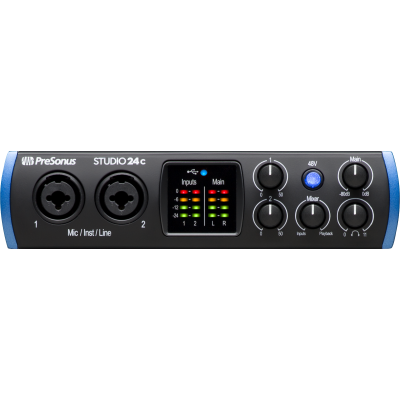 PreSonus Studio 24c, Black and Blue