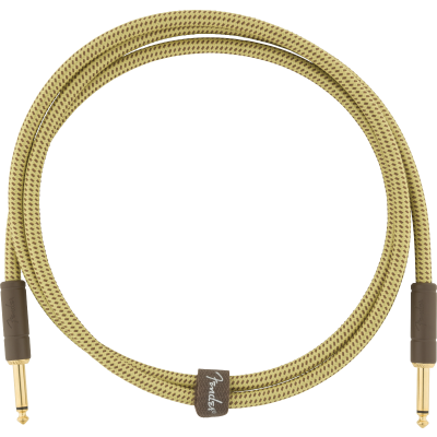 Fender Deluxe Series Instruments Cable, Straight/Straight, 5', Tweed