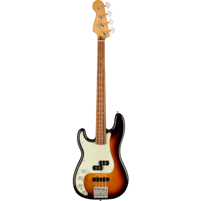 Fender Player Plus Active Precision Bass®, Left-Hand, Pau Ferro Fingerboard, 3-Color Sunburst