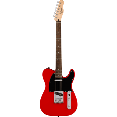 Squier Squier Sonic® Telecaster®, Laurel Fingerboard, Black Pickguard, Torino Red
