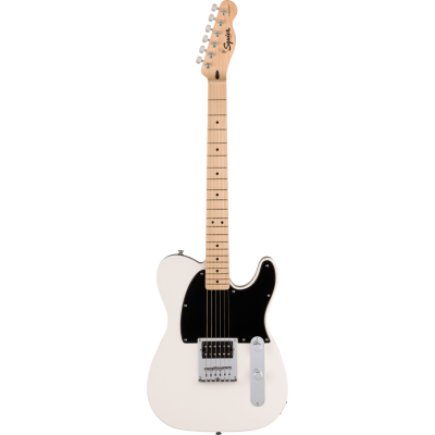 Squier Squier Sonic® Esquire® H, Maple Fingerboard, Black Pickguard, Arctic White
