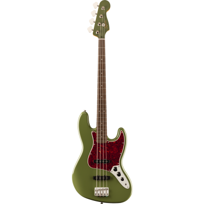 Squier FSR Classic Vibe™ '60s Jazz Bass®, Laurel Fingerboard, Tortoiseshell Pickguard, Matching Headstock, Olive