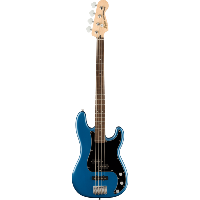 Squier Affinity Series™ Precision Bass® PJ, Laurel Fingerboard, Black Pickguard, Lake Placid Blue