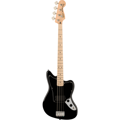 Squier Affinity Series™ Jaguar® Bass H, Maple Fingerboard, Black Pickguard, Black