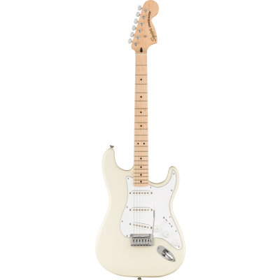 Squier Affinity Series™ Stratocaster®, Maple Fingerboard, White Pickguard, Olympic White