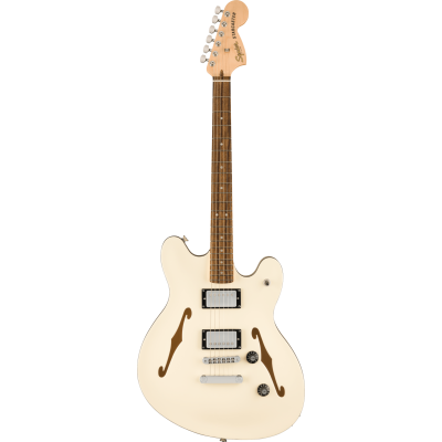 Squier Affinity Series™ Starcaster® Deluxe, Laurel Fingerboard, Olympic White