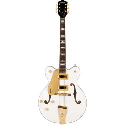 Gretsch G5422GLH Electromatic® Classic Hollow Body Double-Cut with Gold Hardware, Left-Handed, Laurel Fingerboard, Snowcrest White